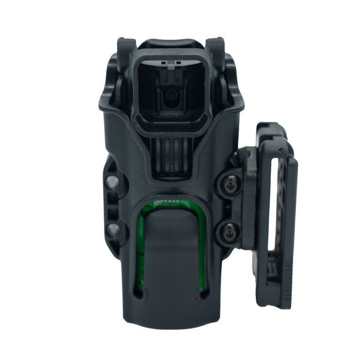 OC Kit-A black OC spray holder front view for MK-2 and MK-3 canisters